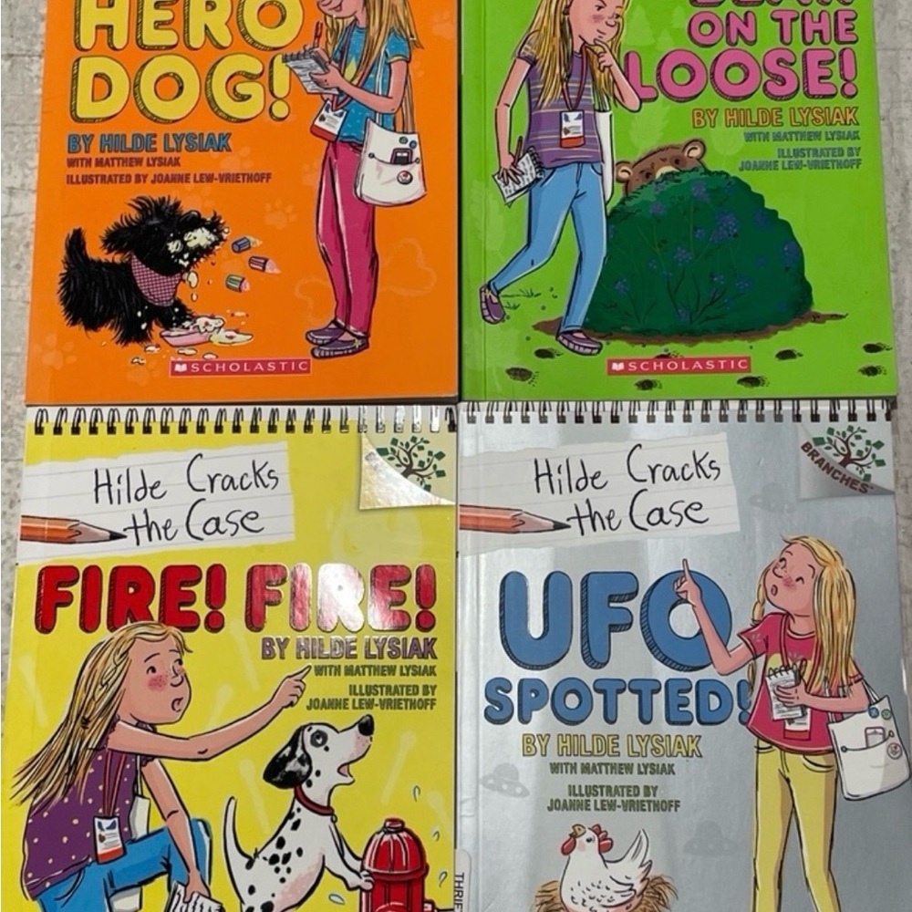 Hilde Cracks the Case 4-Book Set — Bright Illustrated Kids' Mystery Books